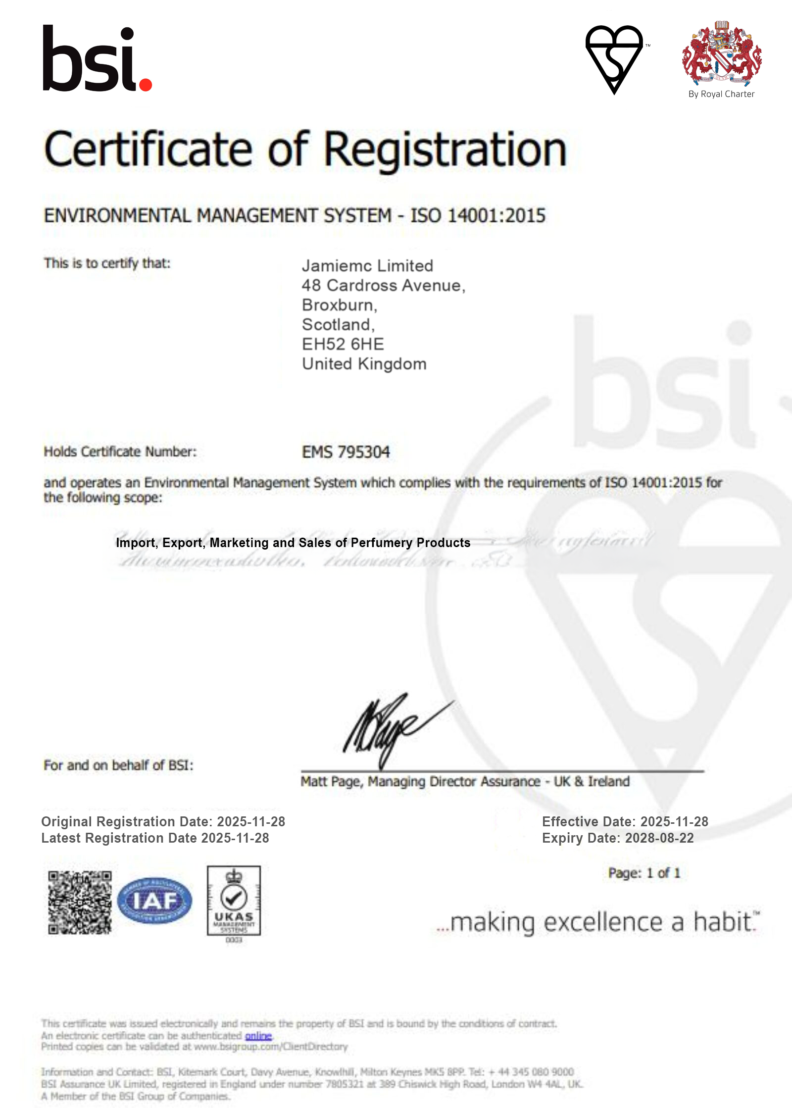 ISO Certificate 2
